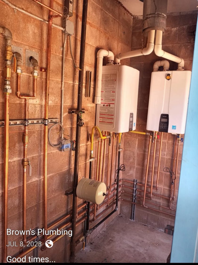 Brown's Plumbing work photo